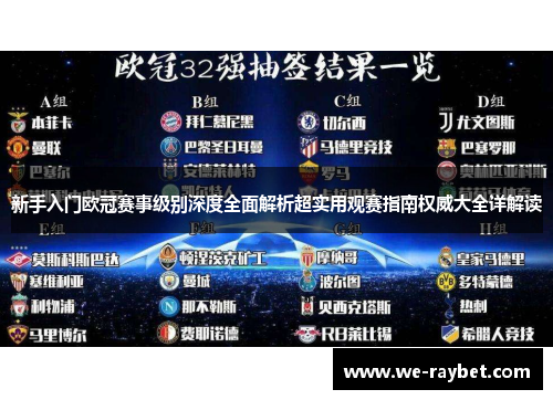 新手入门欧冠赛事级别深度全面解析超实用观赛指南权威大全详解读 新手入门欧冠赛事级别深度全面解析超实用观赛指南权威大全详解读