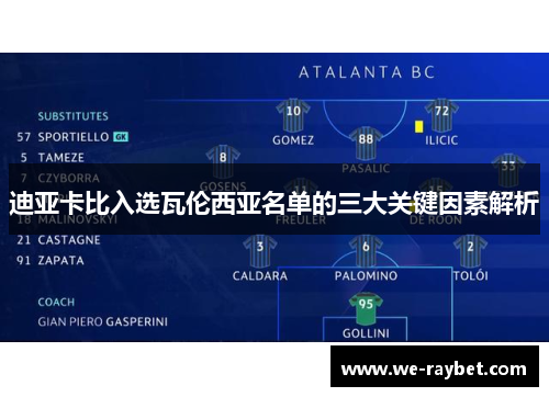 迪亚卡比入选瓦伦西亚名单的三大关键因素解析 迪亚卡比入选瓦伦西亚名单的三大关键因素解析